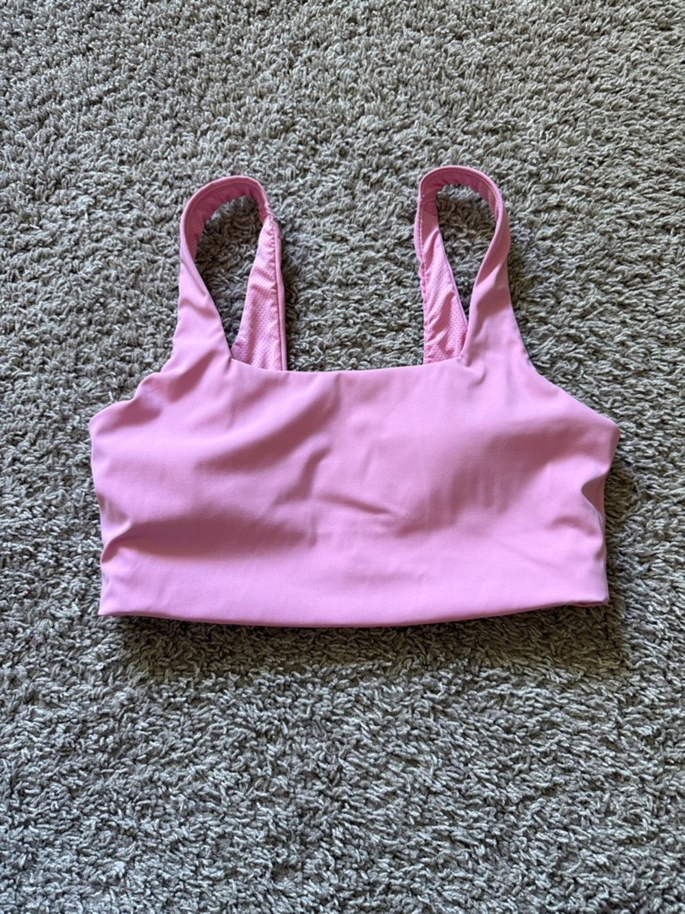 Pink Sports Bra Crop Top